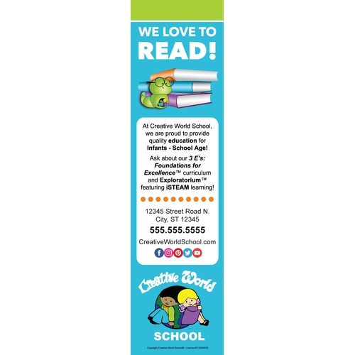 We Love to Read Bookmarks