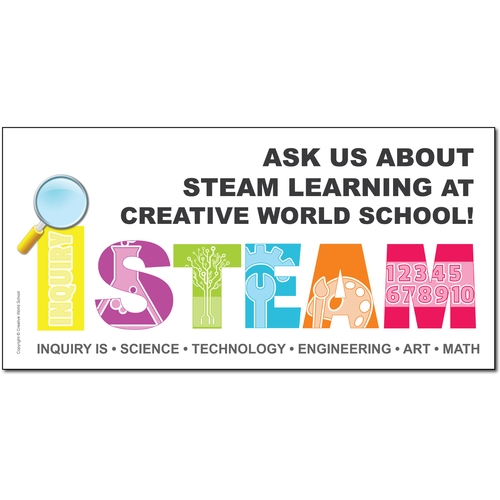 iSTEAM Banner - 48in. x 96in.