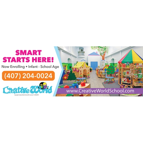 SMART STARTS HERE (All States w/Website) Banner - 42in. x 120in.
