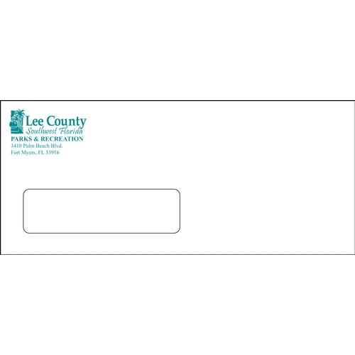 Lee Co. Government Window White Envelopes