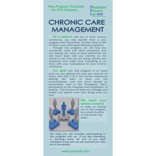 Chronic Care Rack Card