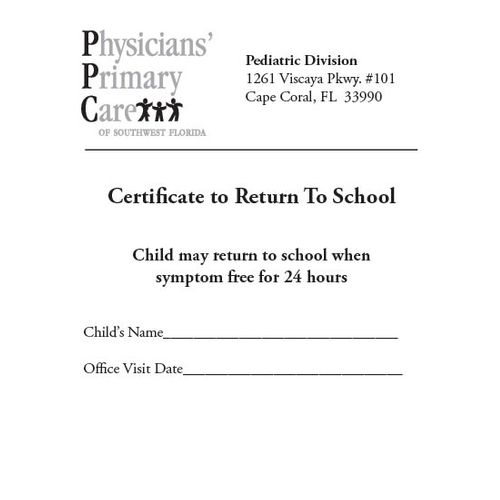 Return to School 4.25x5.5 Pads - Cape Coral